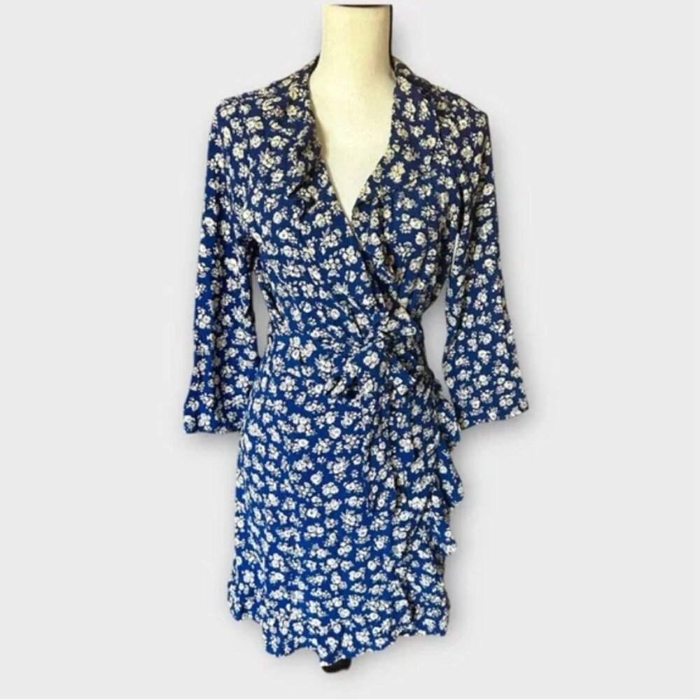 Sezane Asianne Dress Cara Print 36 4 - Picture 5 of 7